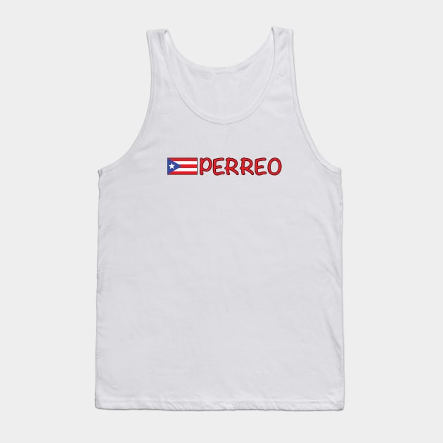 Perreo Puerto Rico Reggaeton Tank Top by Estudio3e